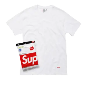 Supreme Hanes Tagless T-Shirt White (3 Pack)