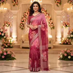 Floral lightweight sarees