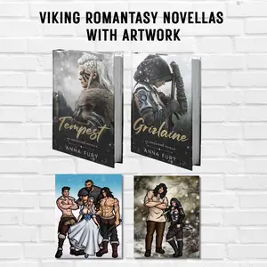 Viking Romance Novella Bundle - 2x Books + 2x Art