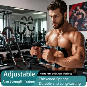 40-100lb Adjustable Power Twister Bar, Twister Arm Trainer, Detachable Upper Body Fitness Machine for Home & Gym,Chest Shoulder Arm Workout Equipment, Portable Forearm Strengthener,