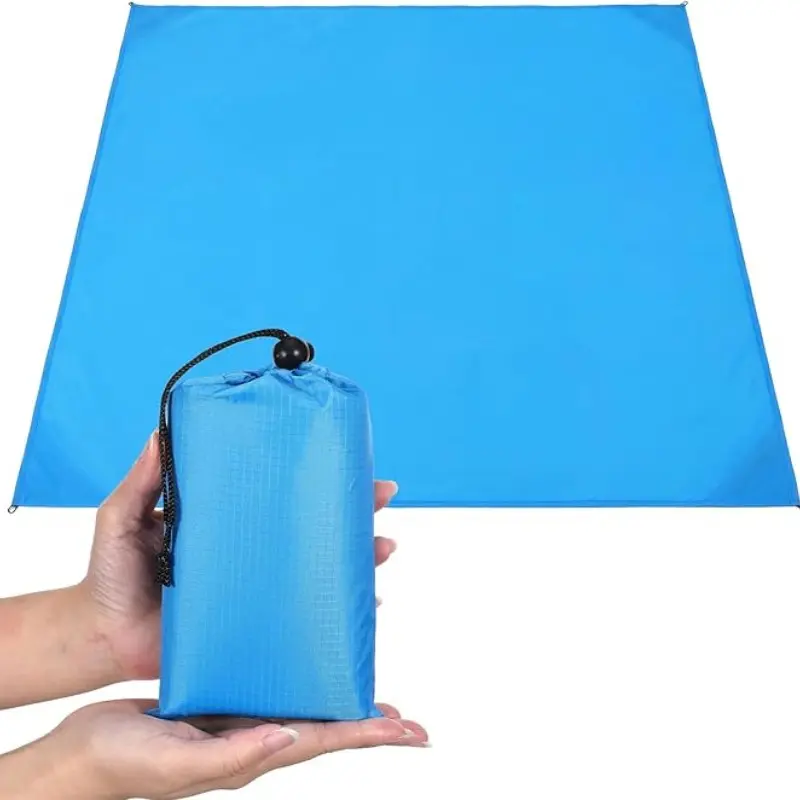Beach Blanket Waterproof And Sand Proof, Suitable For 4-6 Adults, Large Beach Blanket, Garden Outdoor Camping Blanket, Beach Picnic Mat, Washable Picnic Carpet, Picnic Essentials, Suitable For Travel, Camping, Hiking