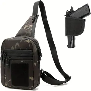 Adjustable Waistband Belt Shoulder Bag - Casual Zipper Waist Style, Multi-Functional Single-Shoulder Crossbody, CCW Holster, Quick Access Concealed Carry Holder, Sporty Gym Option for Sports & Outdoor Use, Adjustable Waistband Bag, Belt Shoulder Bags