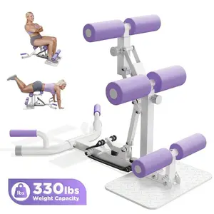 2026 Adjustable Deep Squat Machine - 7 Level Resistance Glute & Leg Trainer For Home, Core Leg Push Up Workout Machine For Home Gym To Strengthen Core, Hips And Thighs