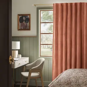 50"x84" Blackout Chenille Curtain Panel Brown - Threshold: Woven Polyester, Rod Pocket, OEKO-TEX Certified