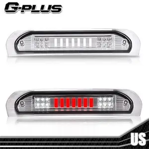 Fit For 02-09 Dodge Ram 1500 2500 LED 3rd Tail Brake Light Cargo Lamp Clear Third Brake Light G-PLUS