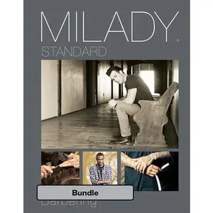 Bundle: Milady Standard Barbering, 6th + Student Workbook + Exam Review -- Milady, Mixed Media Product