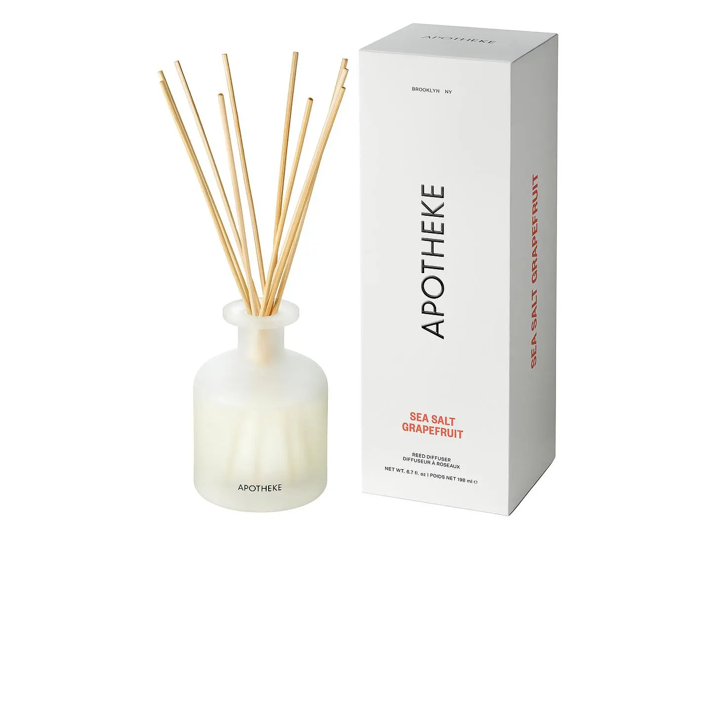 APOTHEKE Reed Diffuser in Sea Salt Grapefruit