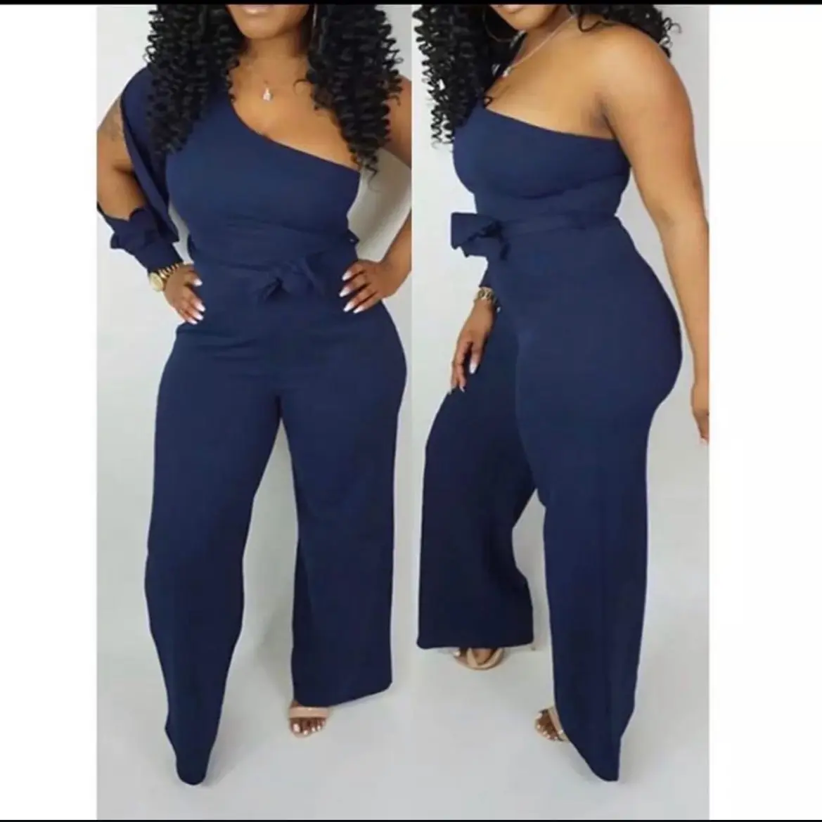 Xclusionary Label - Bawse Lady Navy Jumpsuit