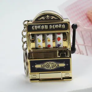 Fruit Slot Keychain, Lucky Casino Charm, Cute Bag Accessory, Novelty Pendant Gift, Perfect for Adults & Kids, Fun Jewelry Addition
