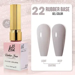LDS Rubber Base Gel - RB-22 (Ver 2) - GEL POLISH 0.5 OZ - Bouncy Blush Collection