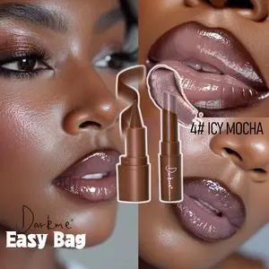 Hot Lip Liner Pen Plus Lipstick Combo Set, Flashy Glitter Lips Kit, Plump Hydrating Lips with Sparkle, Long-Lasting Deep Color Lip Gloss