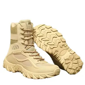 Men's Tactical Hiking Boots, Wear-Resistant Non-Slip Snow Boots, Winter Outdoors Camping Hiking Shoes