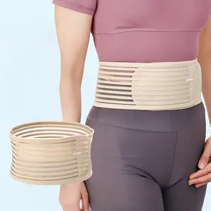 1Pc Adjustable Waist Support Belt, Spandex Elastic Waist Trainer with Magic Tape Closure, Hand Washable Sport Waist Band for Yoga Fitness Pilates, No Electric Stretcher Needed