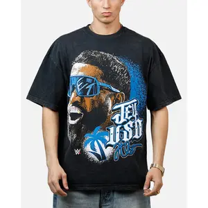 Culture Kings X WWE Jey Uso Wrestlemania XLI Vintage T-Shirt Black Acidwash Culture Kings X WWE Jey Uso Wrestlemania XLI Vintage T-Shirt Black Acidwash