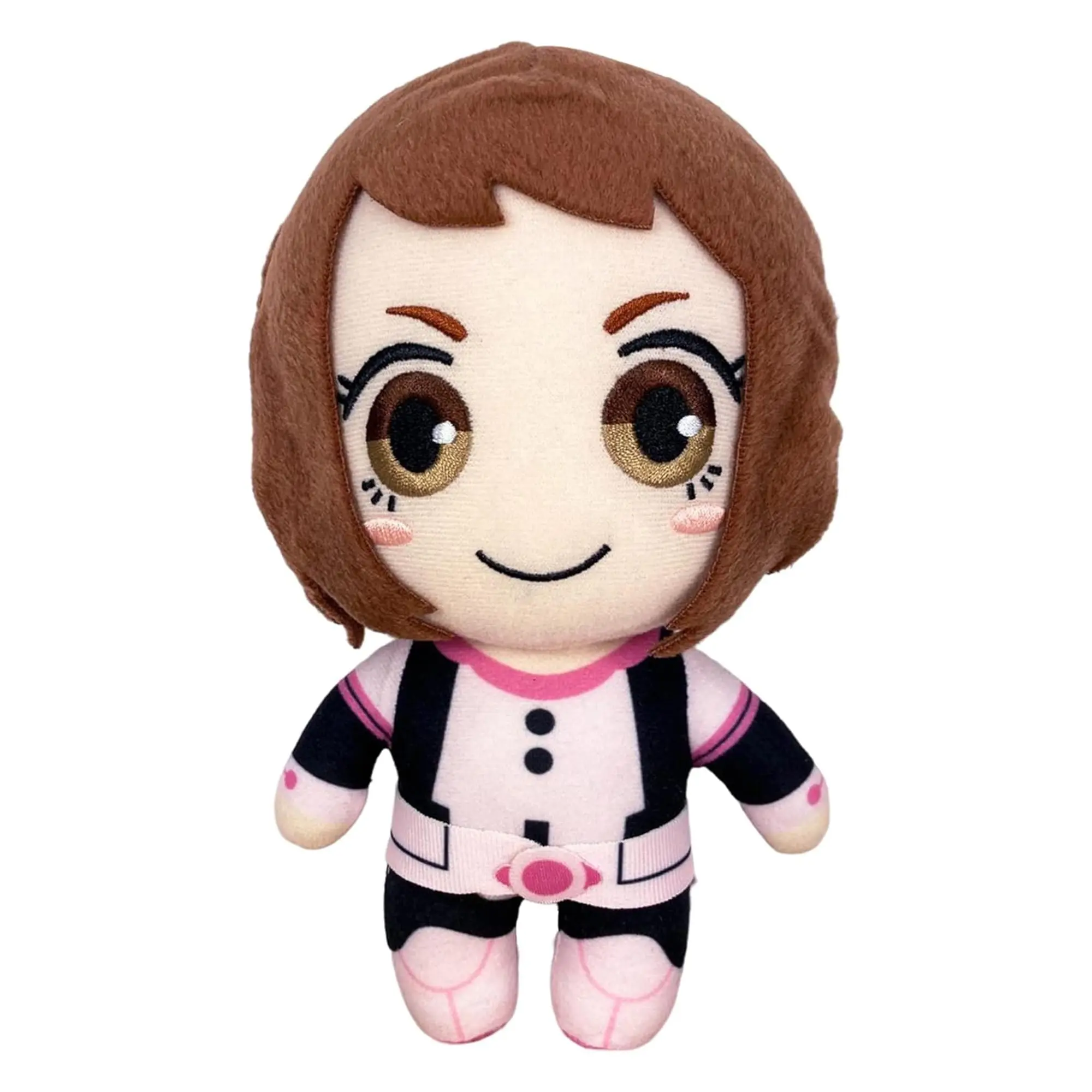 My Hero Academia Anime Ochaco 8-in Soft Plush Toy, Huggable Size Stuffed Toy for Ages 12+