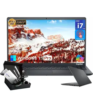 Dell 15.6" FHD Touchscreen Business Laptop, 13th Gen Intel 10-Core i7-1355U Processor, 16GB/32GB RAM, 1TB/2TB SSD, Numeric Keypad, Wi-Fi 6, HDMI, Windows 11 Pro,Perfect for Work & Study,Carbon Black