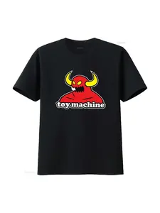 Toy Machine Skateboard Classic 90s Skate Design T Shirt with Premium Quality and Vibrant Colors vintage Washed homme Unisex