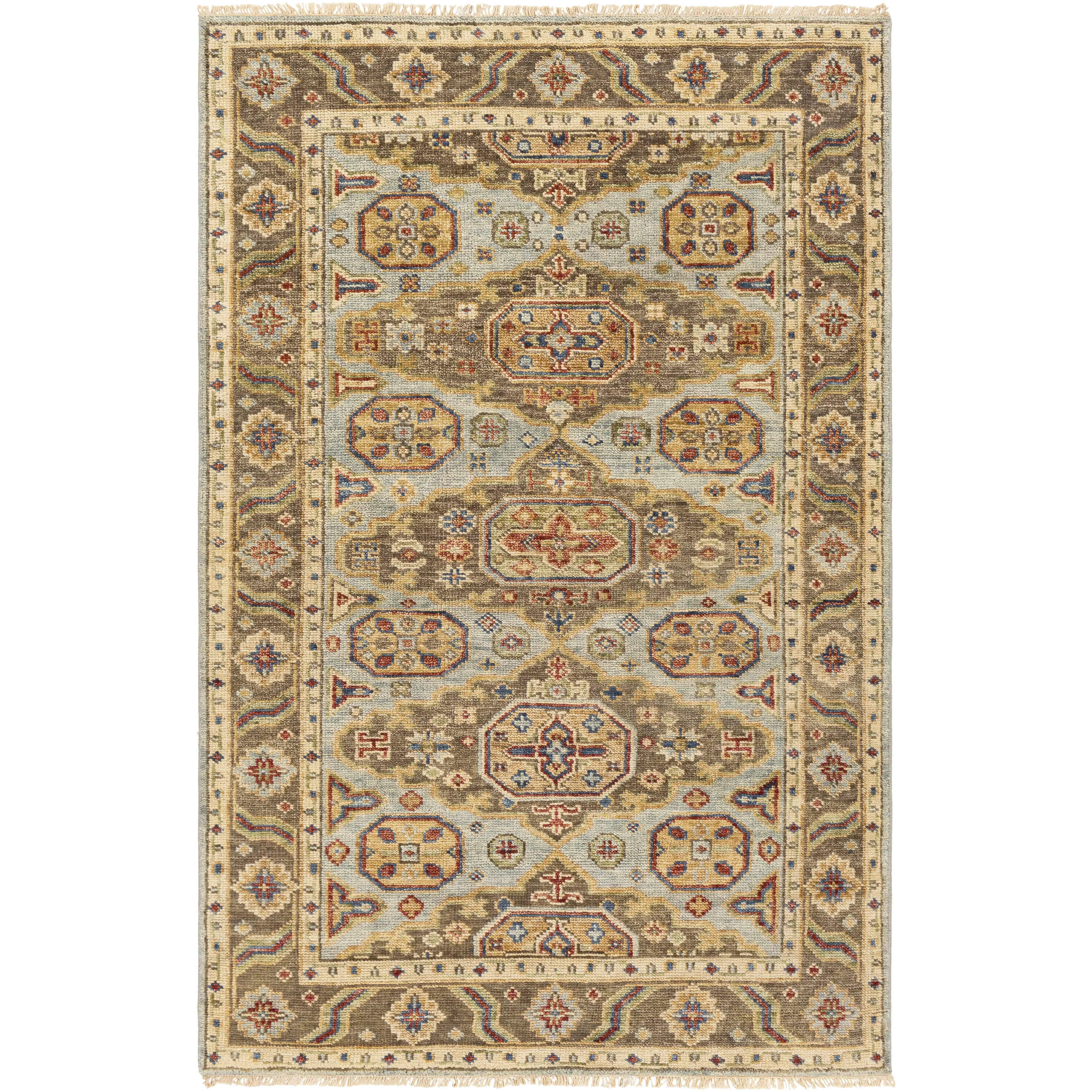 Temvik Handmade Wool Cozy Area Rug - Hand Woven Decorative Rug, Clearance