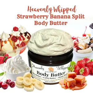 Strawberry Banana Split Heavenly Whipped Body Butter Body Care Cream