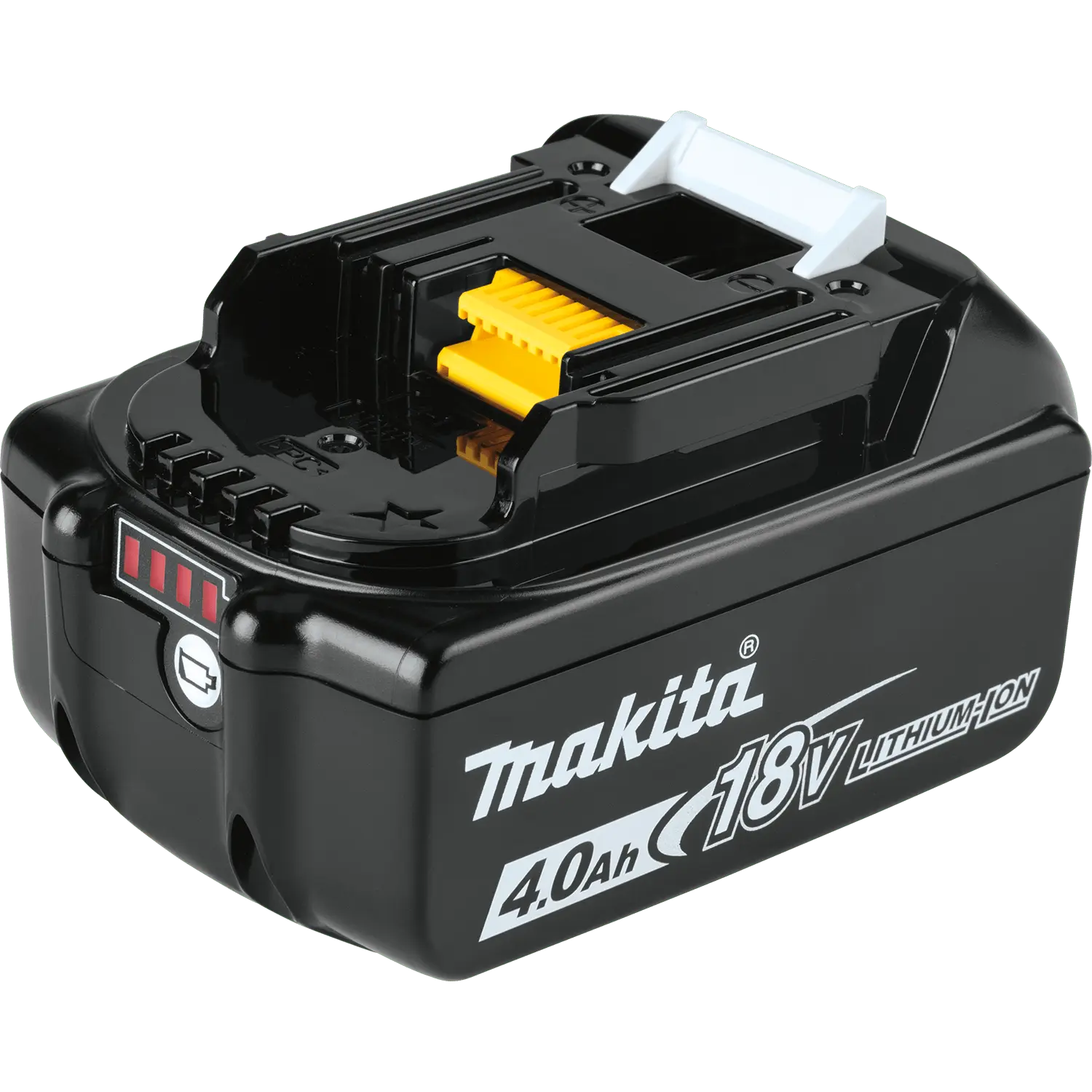 Makita BL1840B 18V LXT Cordless Tool Battery - 4.0Ah Lithium-Ion Replacement Battery with 35% More Run Time, 72Wh, Cells, LED Charge Glance for Power Tool Accessories