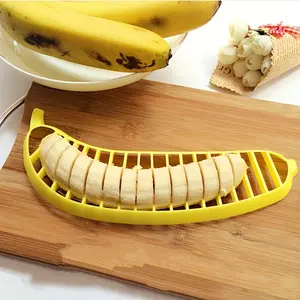 1pc, Multifunctional Fruit Vegetable Slicer - Reusable Banana, Strawberry, and Egg Slicer - Washable Kitchen Gadget for Dorm Essentials and Kitchen Tools