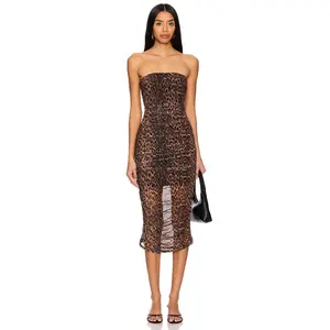 Bella Venice Emerson Tube Dress in Cheetah
