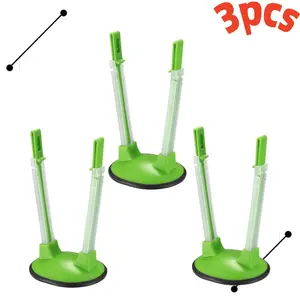 Bag rack - (3 packs), food storage bag clamp, Holder, for food preparation bags/plastic freezing bags/sealed bag brackets, meal planning/preparation bag brackets.