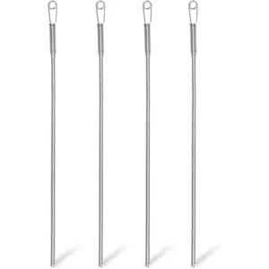 Spring Drawstring Threader,4Pcs Flexible and Elastic Drawstring Threader Tool DIY Rope Threader Clip Hoodie String Replacement Drawstring Puller for Sweatpants,Shorts,Jackets,Coat