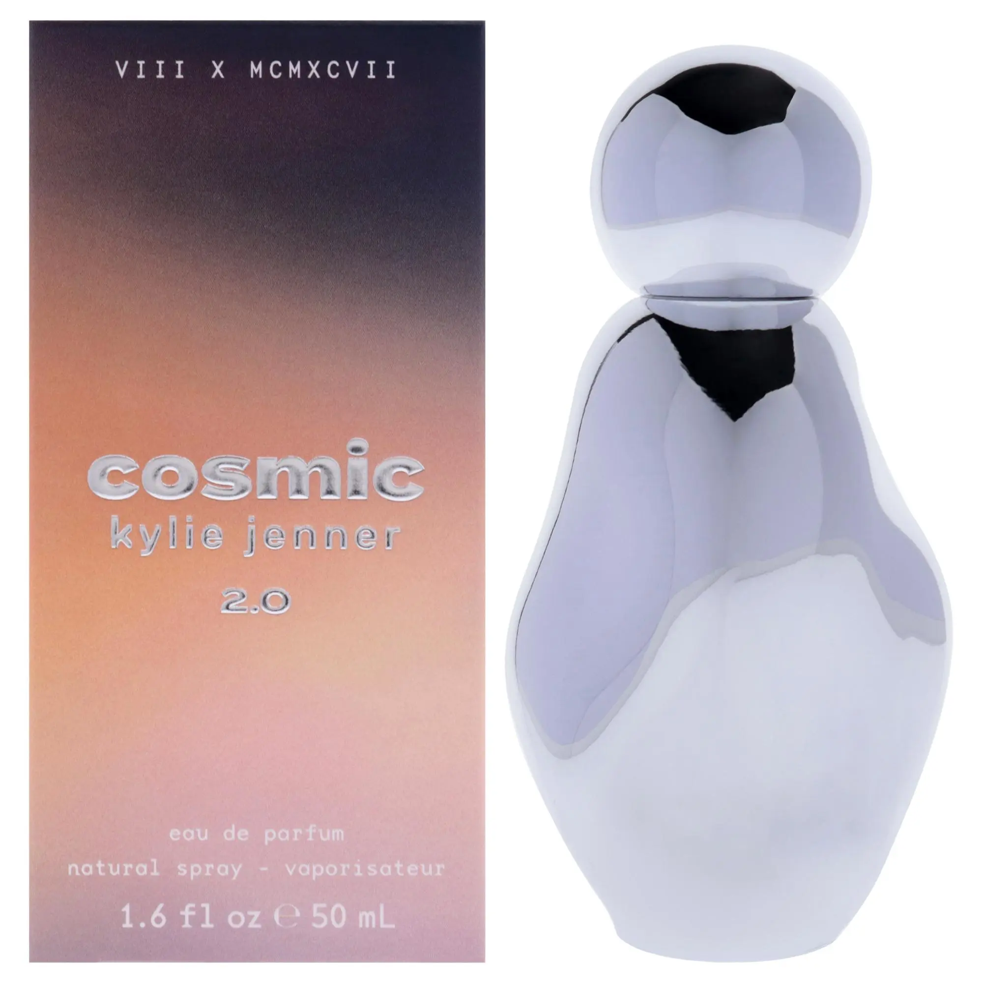 Kylie Cosmetics Cosmic Kylie Jenner 2.0 Women's EDP Spray - 1.6 oz (50ml) Spray Bottle, Daily Wear, Long-Lasting Freshness