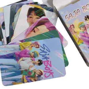 30pcs Saja Boys Holographic LOMO Cards, Double Sided Laser HD Photocards, Cartoon Series LOMO Collect Cards Christmas Gifts Anime Collectible Gift for Merch Fans & Trading Card Lovers