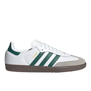 adidas Mens Samba Og Lace Up Sneakers Shoes Casual - White