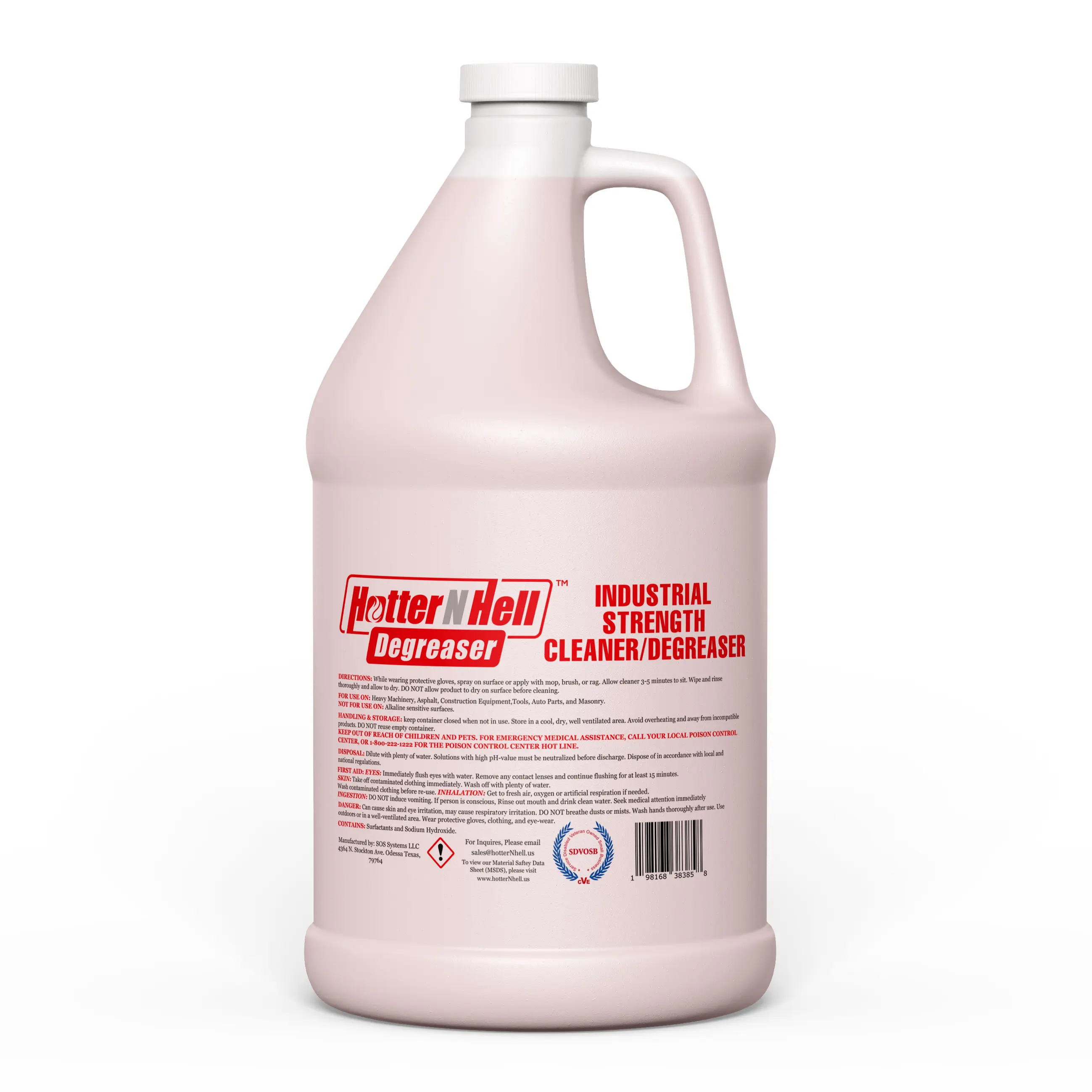 Hotter N Hell Degreaser One Gallon Container