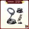 UGREEN Magnetic Cell Phone Car Mount-Upgraded Version with Smooth-Surface Grip, 360° Adjustable Foldable Suction, Reattaches with Ease, GPS/Mirror Ready for Hands-Free Driving,Compatible with iPhone 17/16 Pro Max/15 & Android (Non-Reusable)