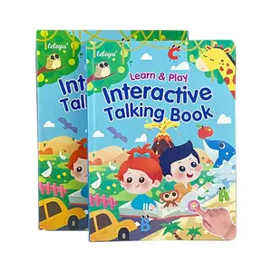 Bilingual Flash Cards Electronic Learning Toy for Toddlers (2-7 Years) - Interactive Visual Stimulation Cards, 260+ Words, 14 Themes, Fun Word Game, Educational Language Tool, Ideal Early Learning Gift