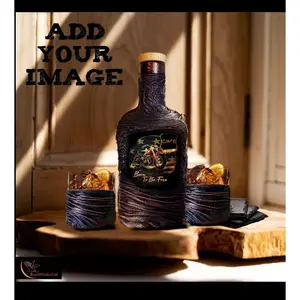 Motorcycle Whiskey Decanter Set