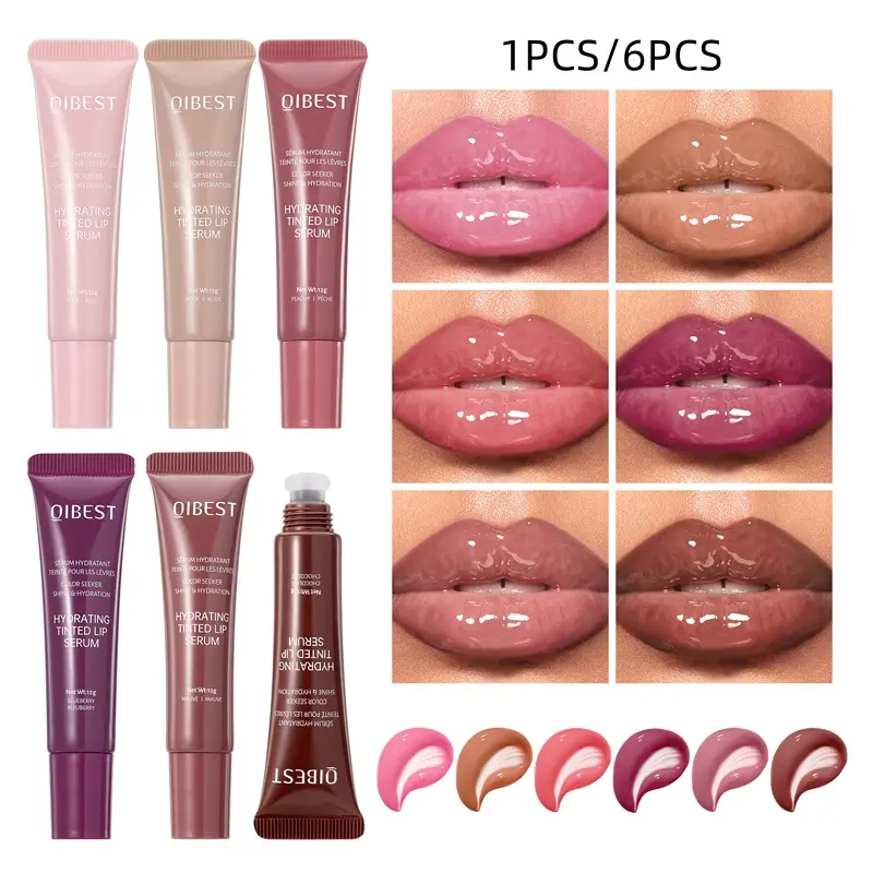 Long-Lasting Lip Gloss, Moisturizing HydratingNourishing Glossy Lip Glaze Stick, Lip Lacquer,Plumping Effect Lip Oil Lipstick for Women & Girls,Lip Product, Lip Plumpers, Makeup