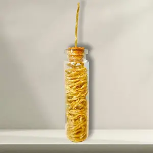 HempWickz Eco-Friendly Glass Jar Lighter with ~10ft of Organic Hempwick for Candles & More