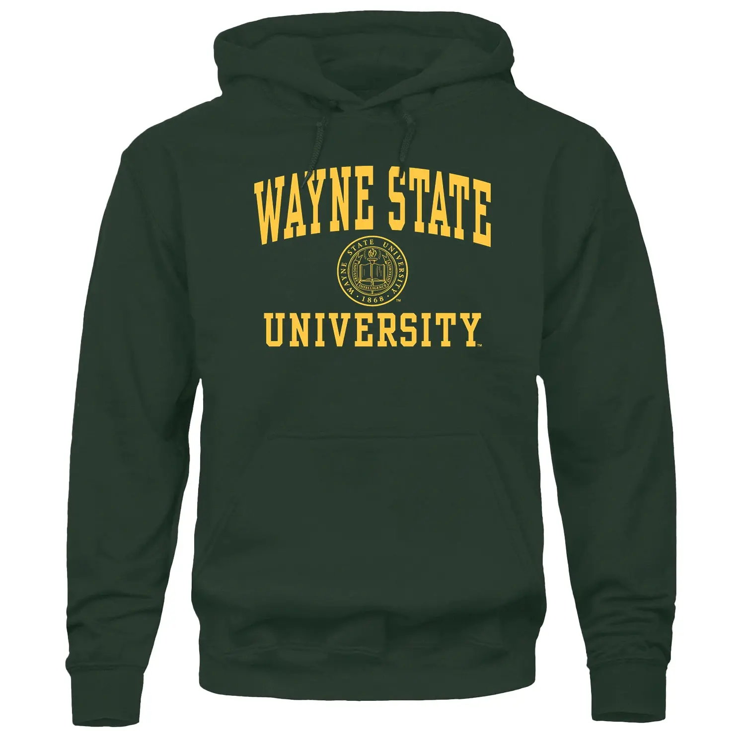 Wayne State University Heritage Hooded Sweatshirt (Hunter Green)