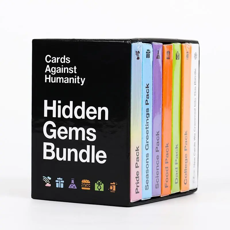 Card Against Humanity Hidden Gems Bundle, 1 Set Funny Card Game for Adults, Party Table Game for Family Gathering, Board Games Night