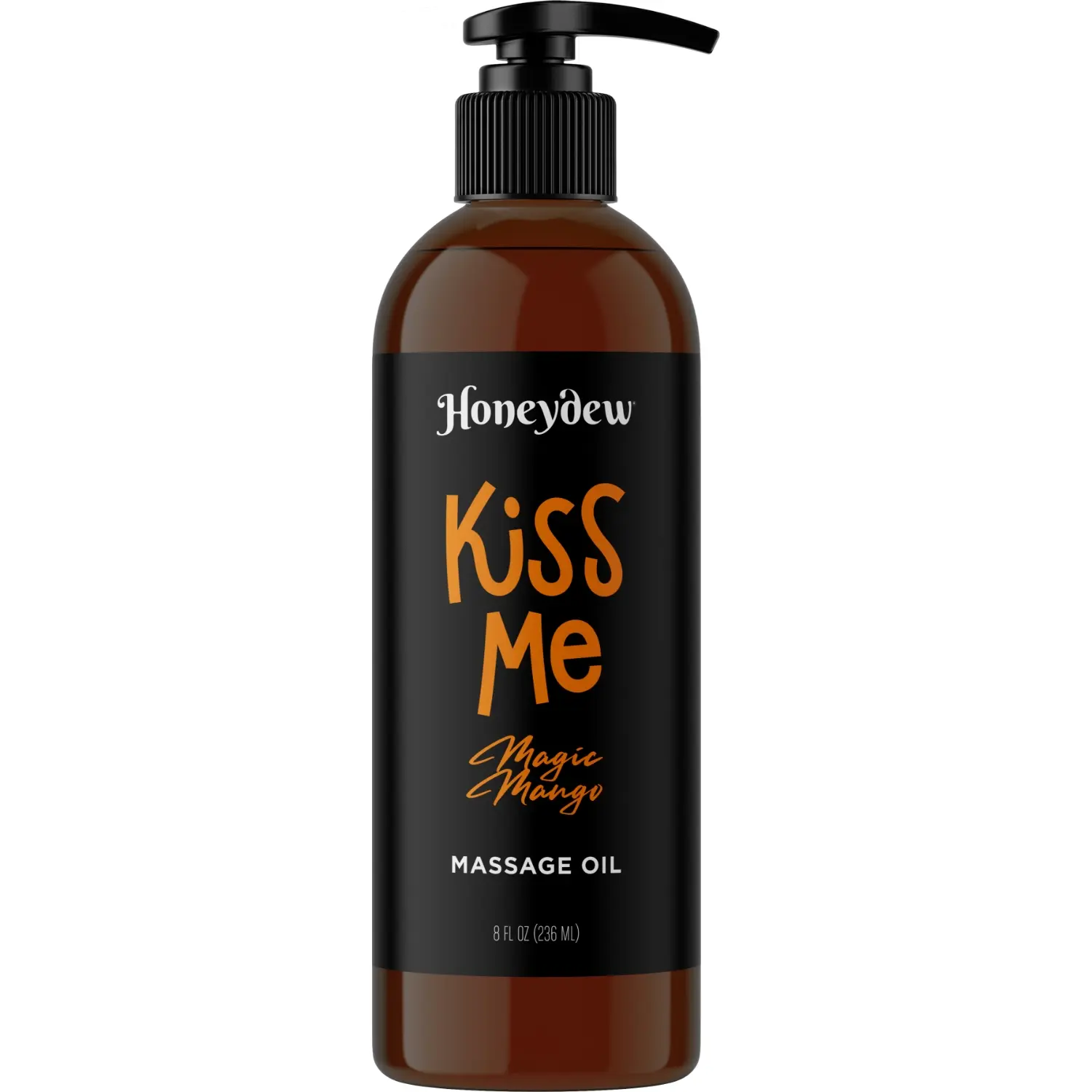 Kiss Me Magic Mango Massage Oil - Tropical Scented Body Oil for Couples Date Night & Self-Care | Honeydew Hydrating Mango Aroma for Glowing Skin & Home Spa | Moisturizing Aromatherapy for Professional Massage | Nourishing All-Skin Body Oil
