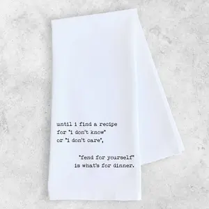 Fend For Yourself It's What's For Dinner - Tea Towel