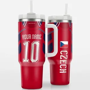 Personalized Czech Republic Home Team WC 2026 Travel Tumbler