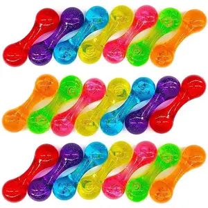 3PCS Knucklebone Begleri Finger Skill Toy Worry Fidget Beads Plastic Acrylic Material Kids Party Favors Stocking Stuffers Gifts