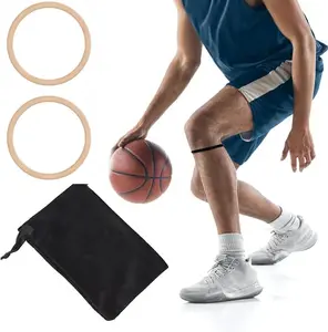 Patellar Tendon Support Strap, Patella Bands Knee Pain Relief for Hiking, Soccer, Basketball, Running, Jumpers Knee, Tennis, Volleyball & Squats (2 Pack) (Beige)