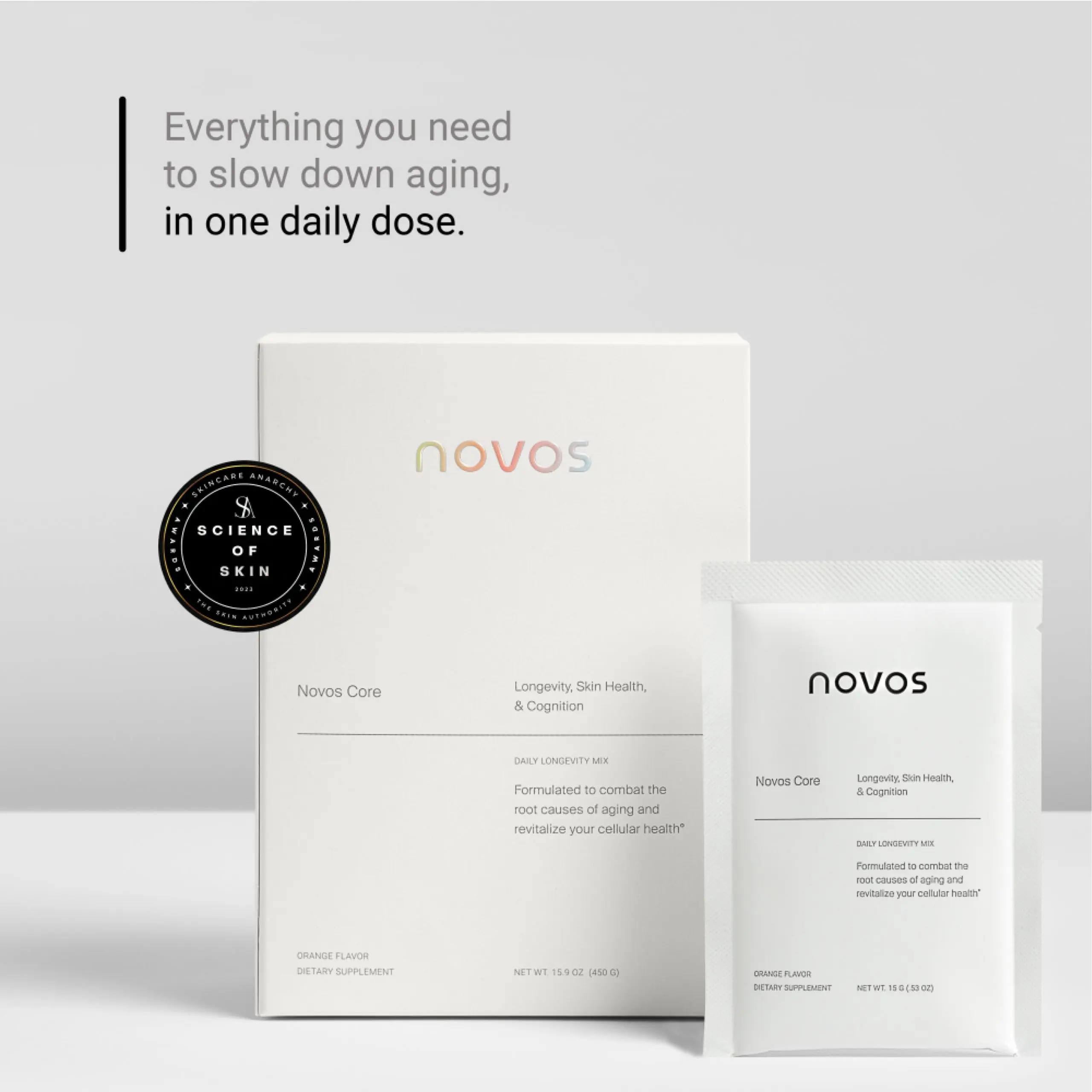 NOVOS Core: Longevity Supplement - Unflavored