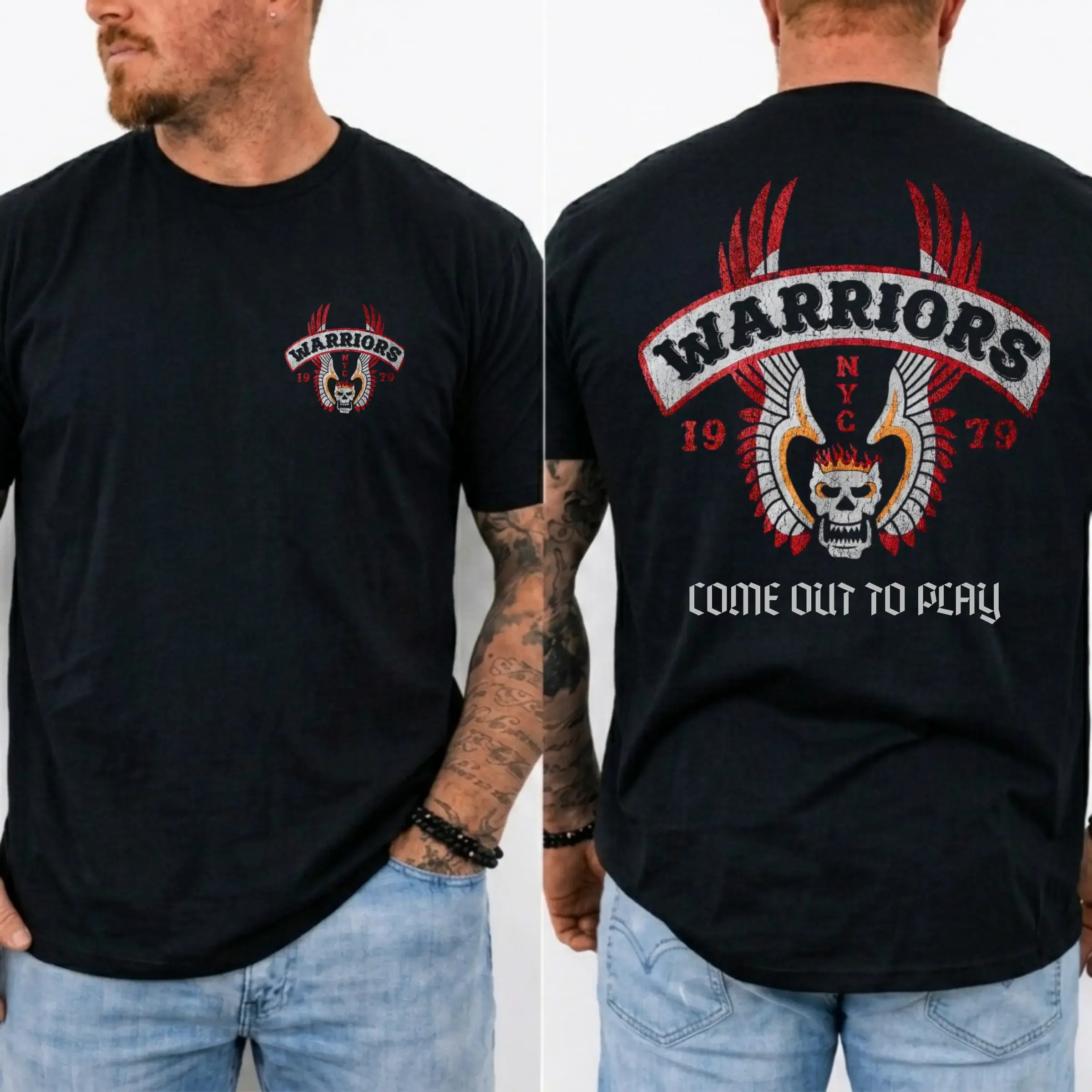 The Warriors 1979 Shirt, Vintage NYC Gang Movie Graphic Tee, Retro Cult Classic Film T-Shirt, Unisex Fan Gift