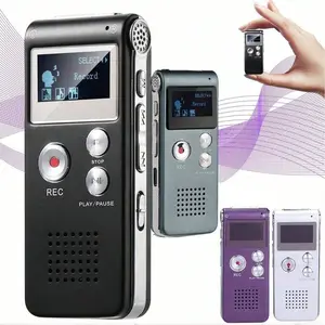 250mah Digital Voice Recorder, Mini Audio Recording Device for Students Teachers Reporters, Requires Adapter for Phone Connection