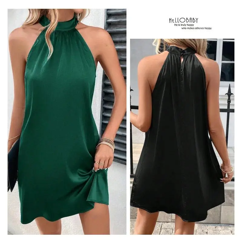 issey miyake green dress GENERIC STRIPES (MACHINE PLEATS) Dress Green-Hued main image 0