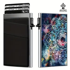 RFID Blocking Wallet - Card Holder with Keychain, Zip-Around Design, Multiple Compartments for Secure Daily Use - Stylish Black Protector for Women, 12 Card Slots & 2 Banknote Stots