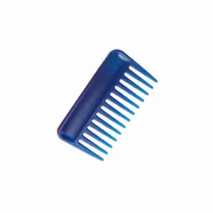 Wide Tooth 3D Magic Hair Smoothing Comb, Portable Thickened Plastic Card Comb for Women, All Hair Types Detangling Aid for Tangles-Free Home Use